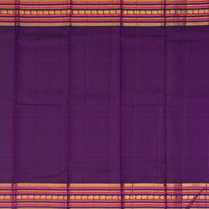 Sandal Handloom Kanchipuram Korvai Silk Saree With Zari Buttas