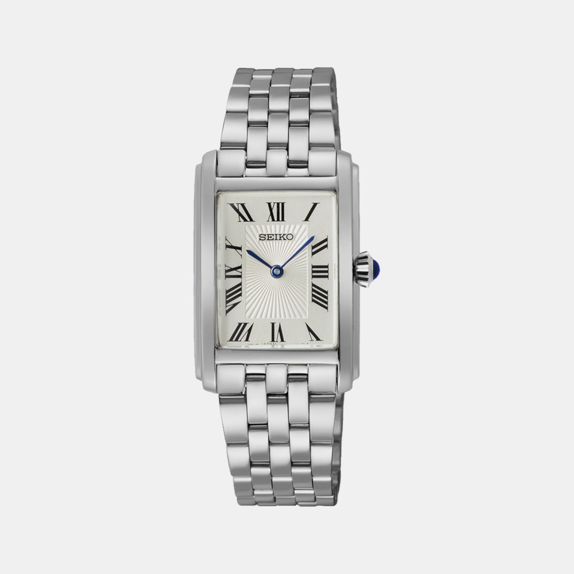 Dress Women Quartz White Dial Analog Stainless Steel Watch SWR083P1