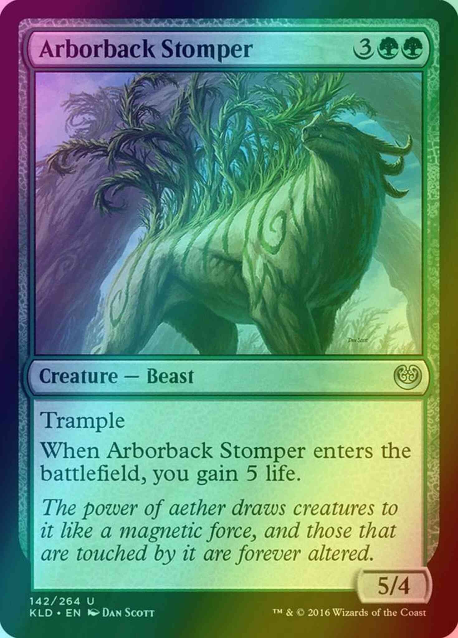 Arborback Stomper [142] [Kaladesh] [Foil]