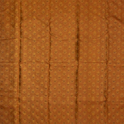 Dusty Pink Handloom Kanchipuram Silk Saree With Serpentine Motifs