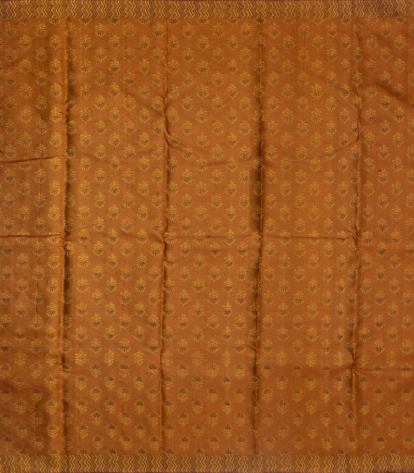 Dusty Pink Handloom Kanchipuram Silk Saree With Serpentine Motifs