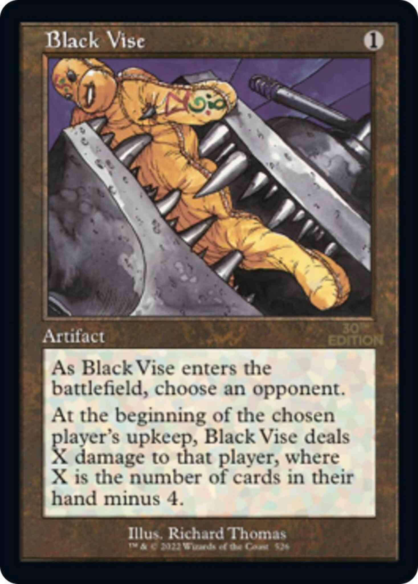 Black Vise [526] [Retro Frame] [30th Anniversary Edition] [Non-Foil]