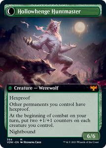 Avabruck Caretaker // Hollowhenge Huntmaster [384] [Extended Art] [Innistrad: Crimson Vow] [Non-Foil]