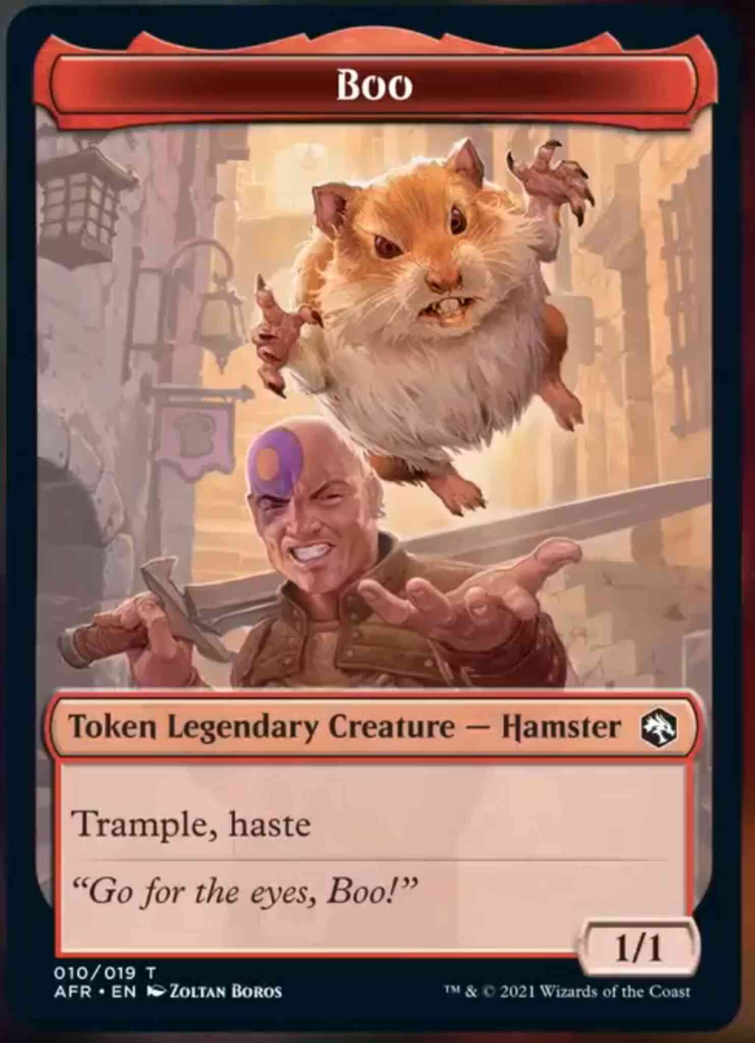 Boo Token [10] [Adventures in the Forgotten Realms: Tokens] [Non-Foil]