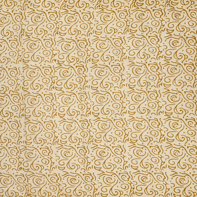 Black Woven Jaipur Cotton Saree With Cream Printed Floral Motifs