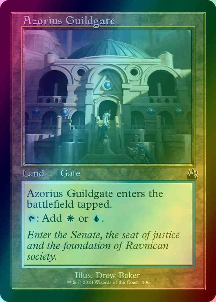 Azorius Guildgate [396] [Retro Frame] [Ravnica Remastered] [Foil]
