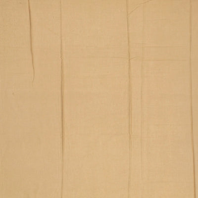 Beige Woven Jaipur Cotton Saree With Brown Printed Floral Motifs