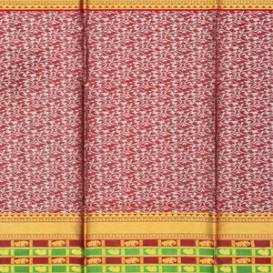 Lemon Yellow Handloom Chirala Soft Silk Saree With Checks-Lime Yellow