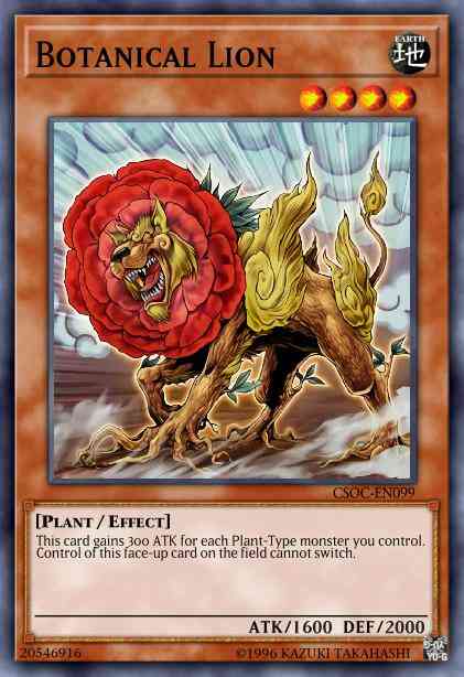 Botanical Lion - CSOC-EN099 - Super Rare - Unlimited