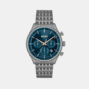 Gregor Men Quartz Blue Dial Chronograph Stainless Steel Watch 1514083