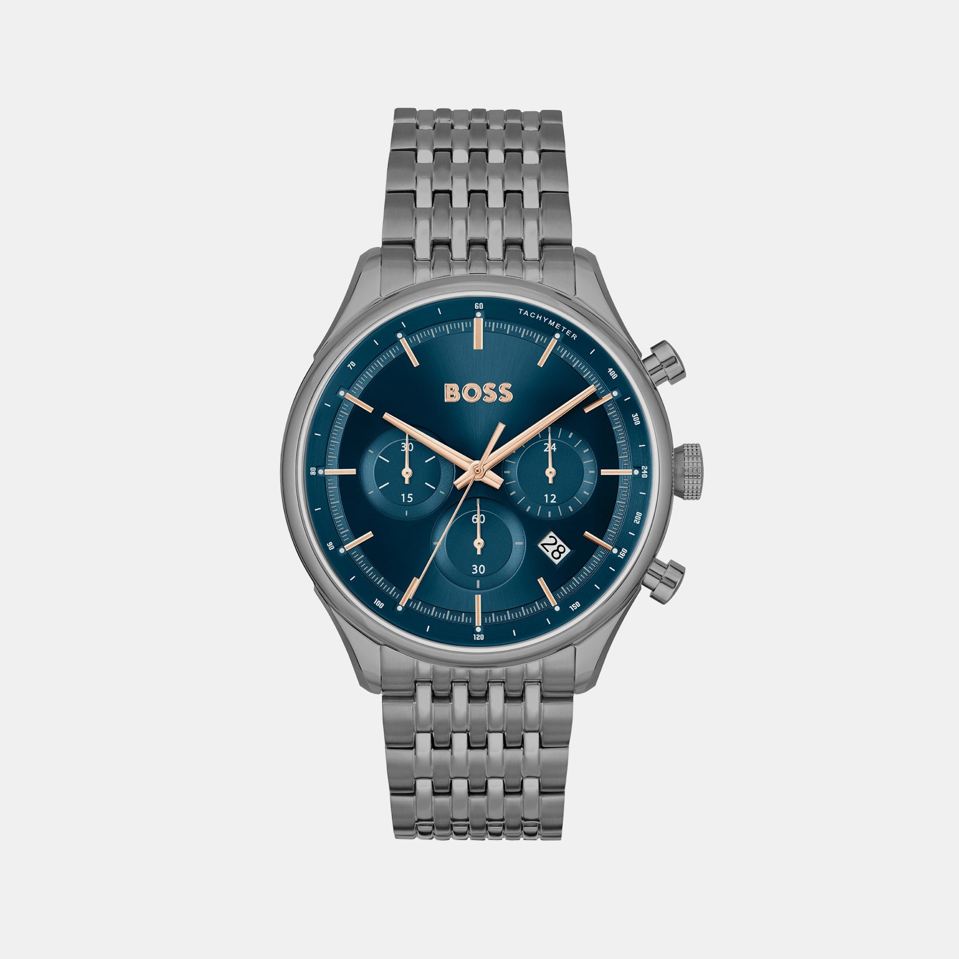 Gregor Men Quartz Blue Dial Chronograph Stainless Steel Watch 1514083