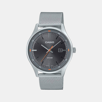 Enticer Men Quartz Black Dial Analog Stainless Steel Watch A2108