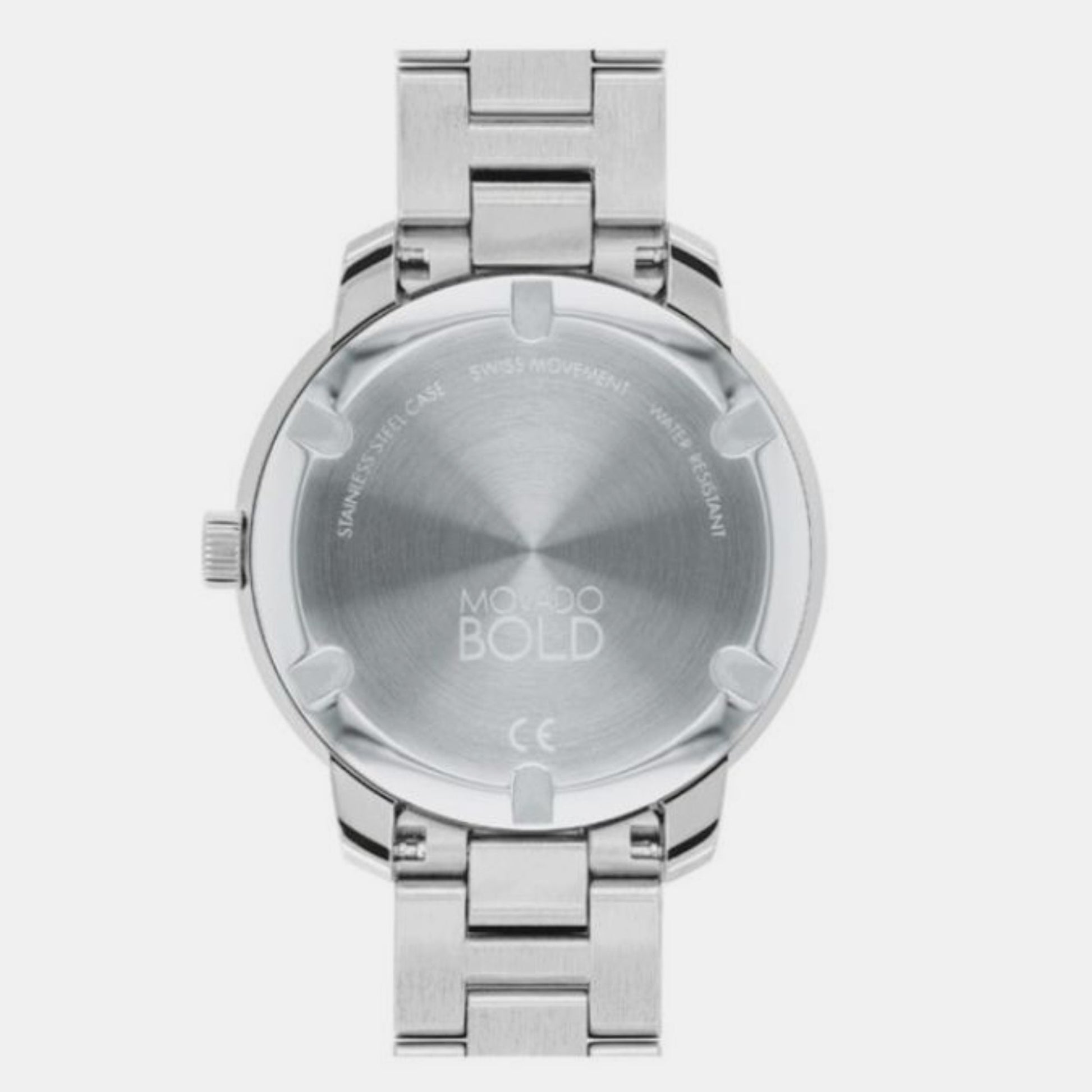 Bold Women Quartz Silver Dial Analog Stainless Steel Watch 3600749