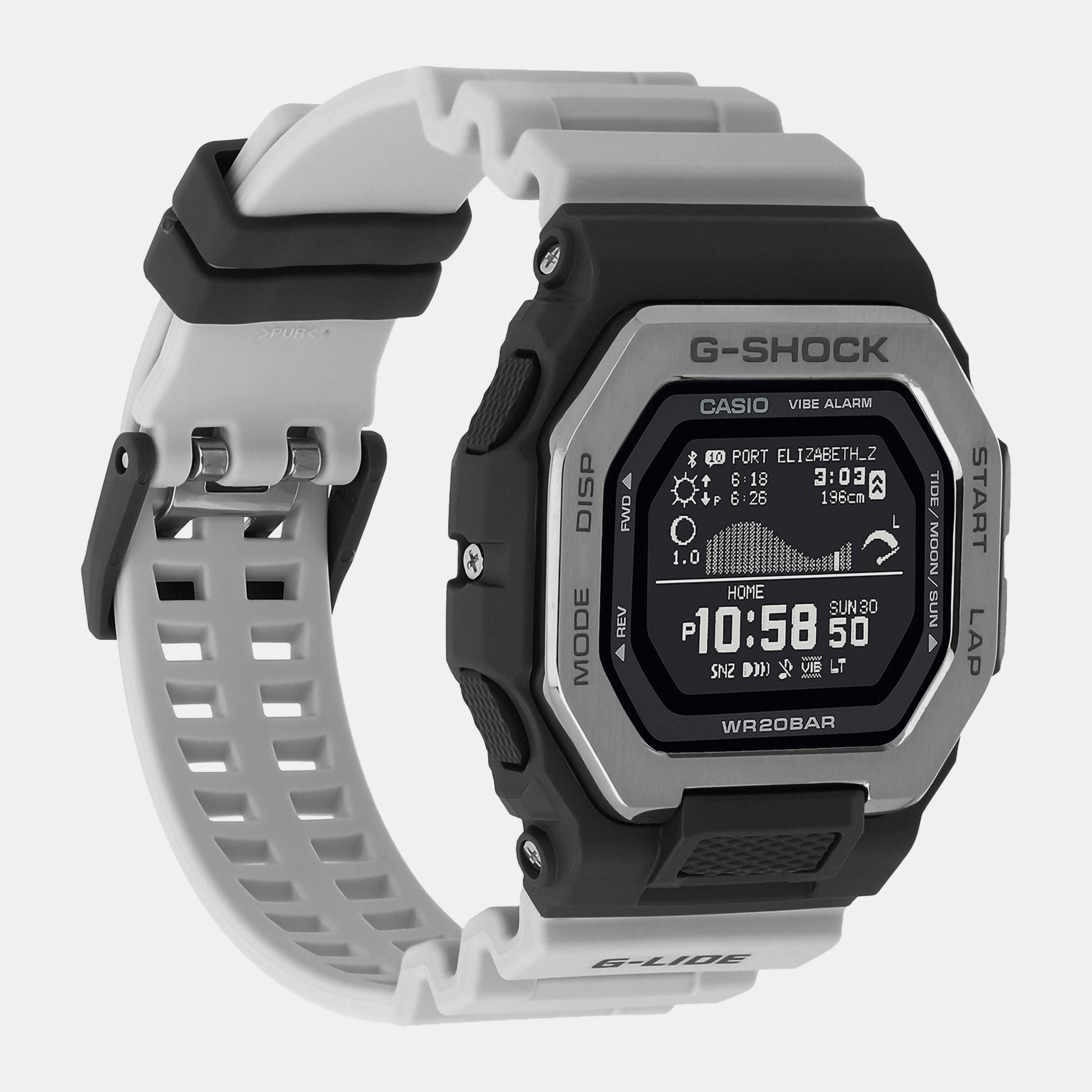 G-Shock Men Quartz Grey Dial Digital Resin Watch G1391