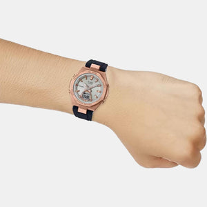 Baby-G Women Quartz White Dial Analog-Digital Resin Watch BX190