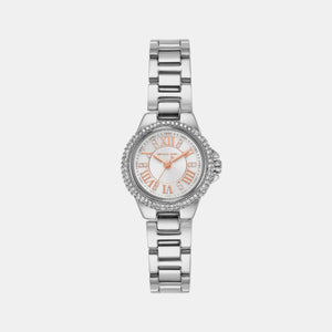 Camille Women Quartz White Dial Analog Stainless Steel Watch MK4698
