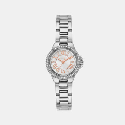 Camille Women Quartz White Dial Analog Stainless Steel Watch MK4698