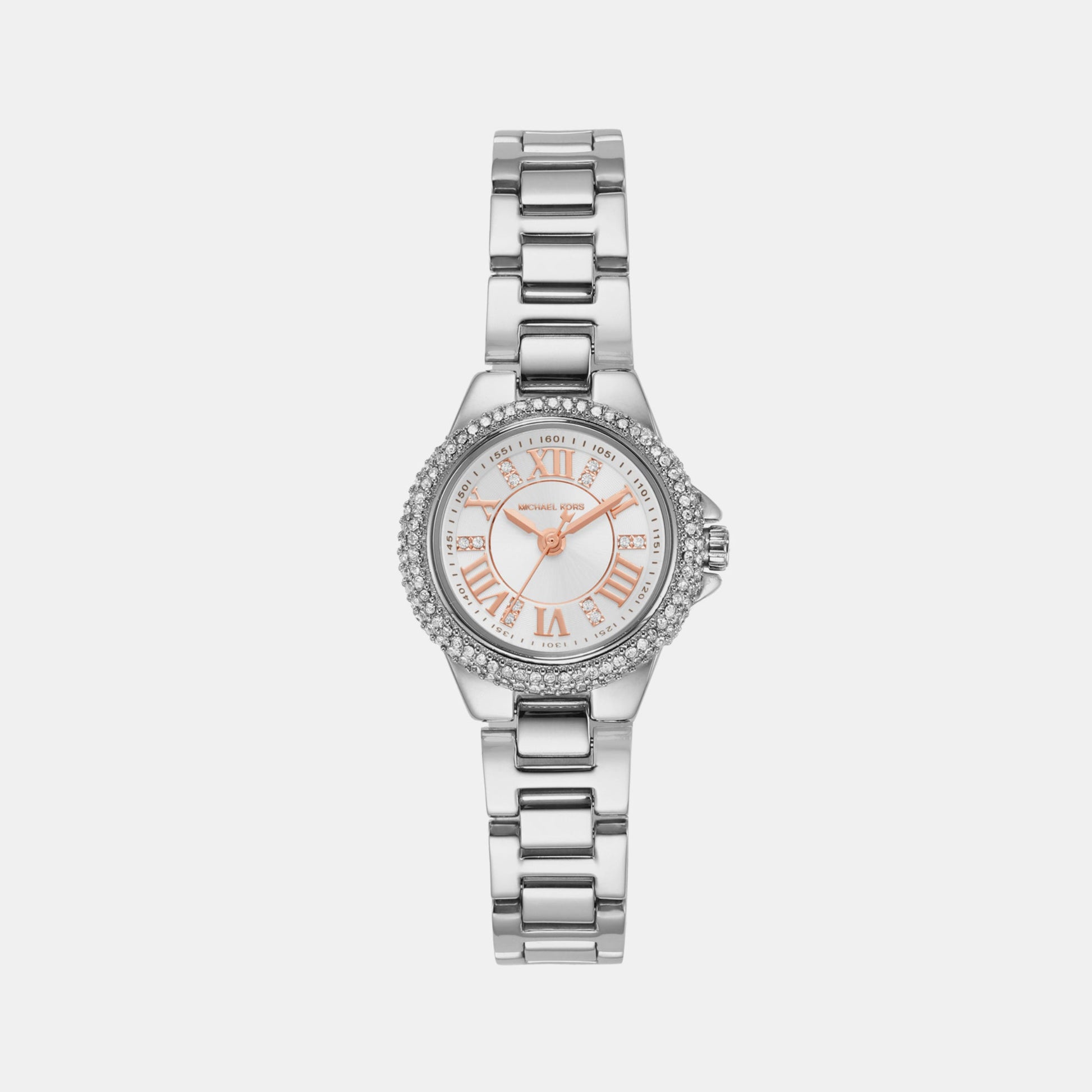Camille Women Quartz White Dial Analog Stainless Steel Watch MK4698