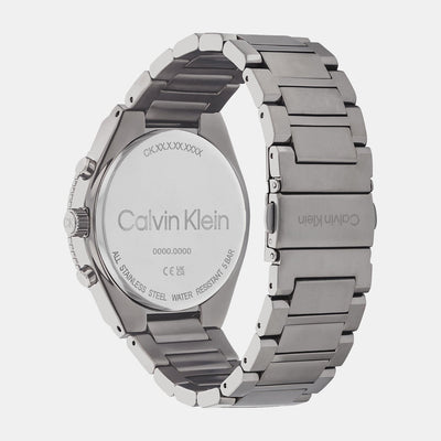 Ck Fearless Men Quartz Grey Dial Chronograph Stainless Steel Watch 25200304