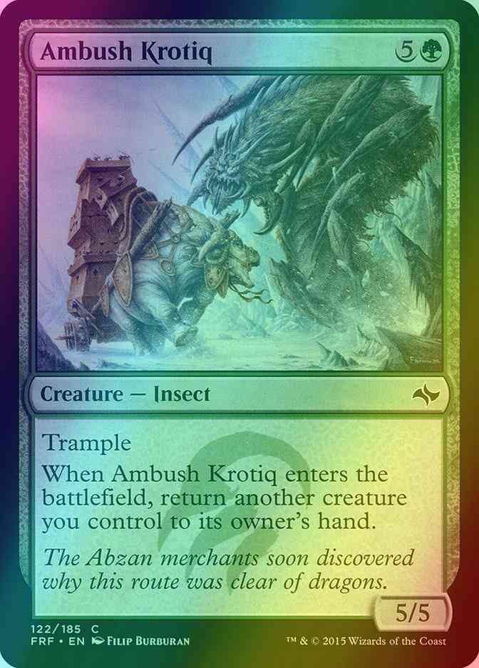 Ambush Krotiq [122] [Fate Reforged] [Foil]