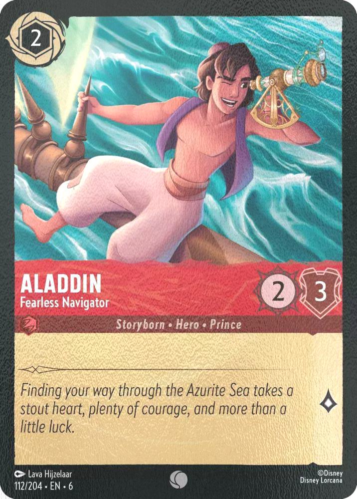 Aladdin - Fearless Navigator - 112/204 [Azurite Sea] [Cold Foil]