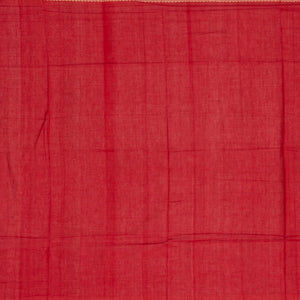 Purple Handloom Orissa Cotton Saree With Contrast Red Border