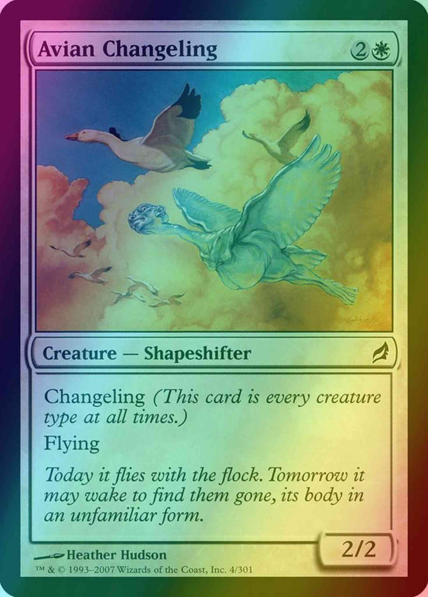 Avian Changeling [4] [Lorwyn] [Foil]