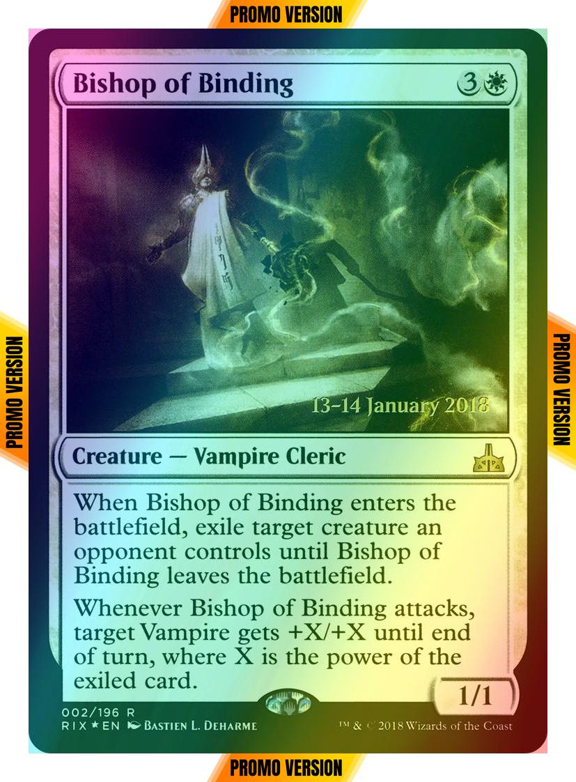 Bishop of Binding [2s] [Rivals of Ixalan Promos] [Foil]