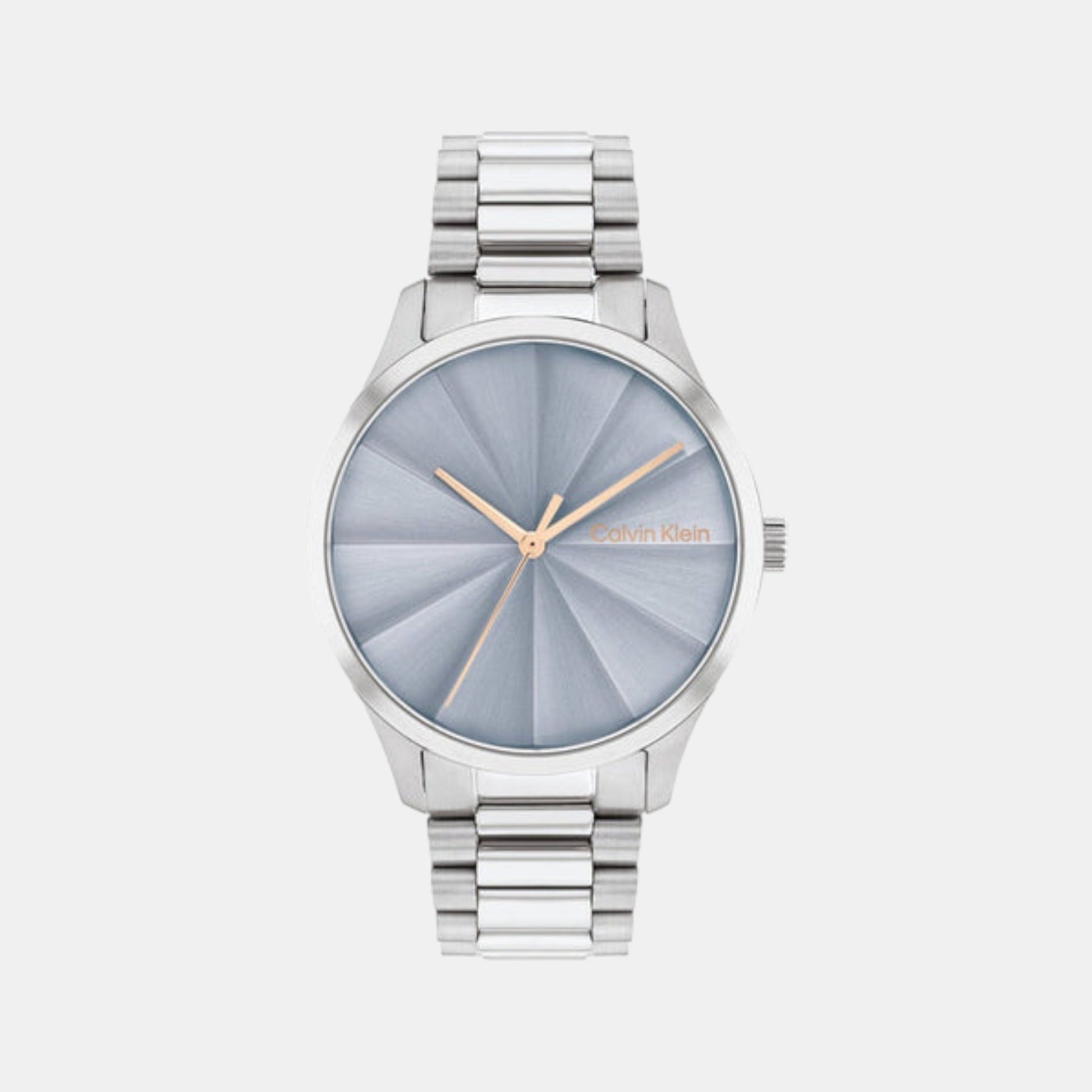 Ck Burst Unisex Quartz Blue Dial Analog Stainless Steel Watch 25200230