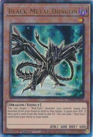 Black Metal Dragon - RA04-EN016 - Ultimate Rare - 1st Edition