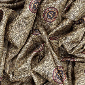 Grey Handloom Printed Tussar Silk Saree With Peacock Pallu-Grey