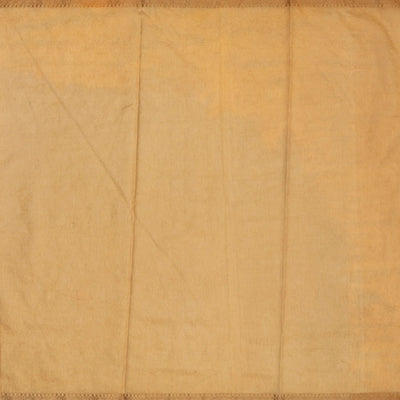 Beige Woven Banarasi Crushed Tissue Saree With Embroidery