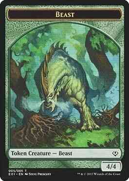 Beast Token (05) // Soldier Token (01) [Archenemy: Nicol Bolas Tokens] [Non-Foil]