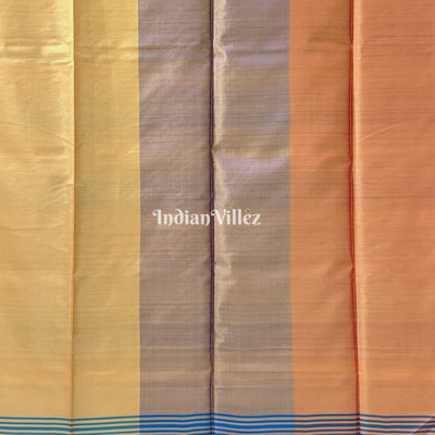 Multicolored Handwoven Soft Silk Saree