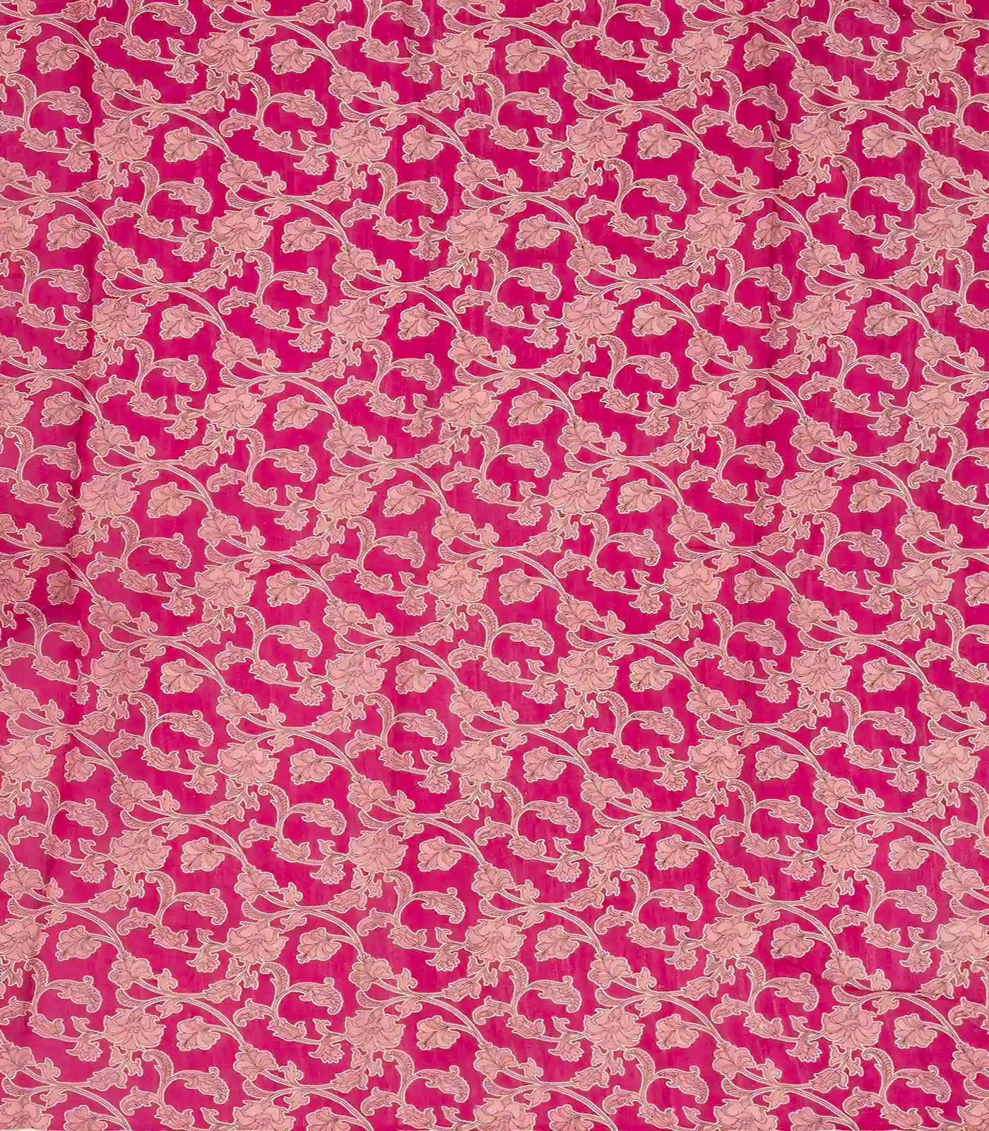 Pink Handwoven Organza & Linen Partly Saree