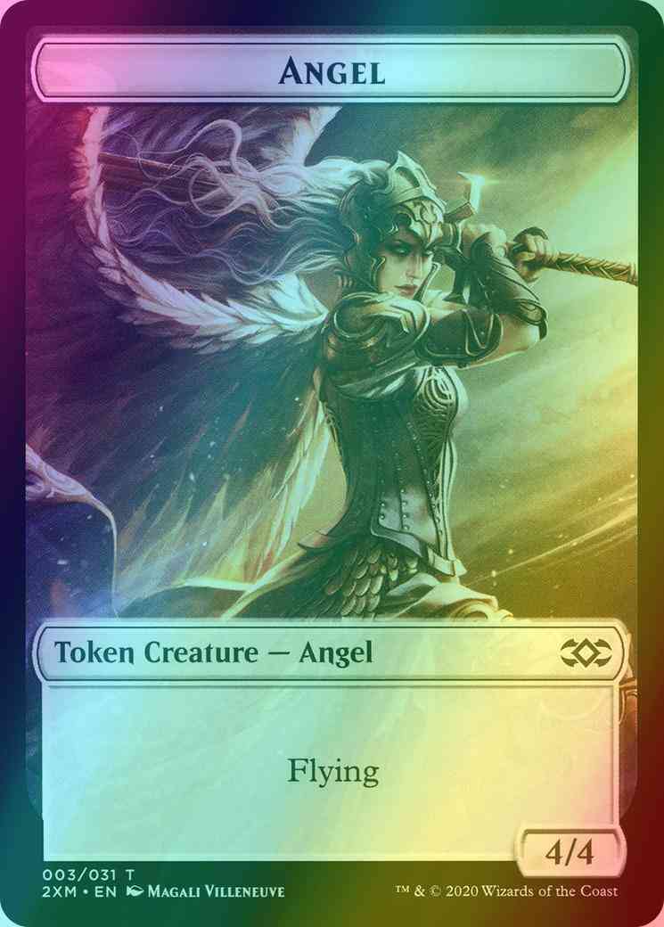 Angel Token (03) // Cat Token (04) [Double Masters Tokens] [Foil]