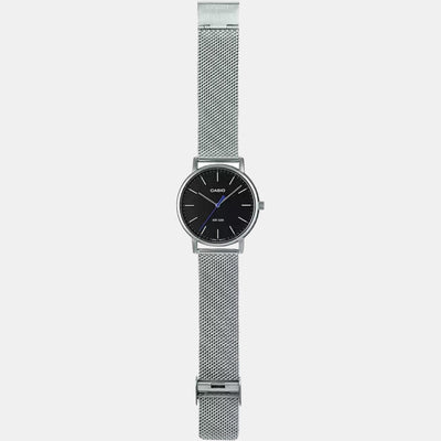 Enticer Men Quartz Black Dial Analog Stainless Steel Watch A1837
