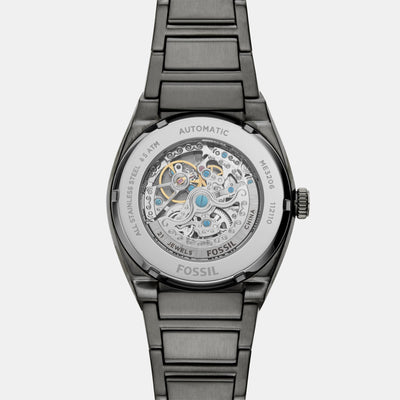 Everett Men Automatic Grey Dial Analog Stainless Steel Watch ME3206