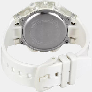 Baby-G Women Quartz White Dial Analog-Digital Resin Watch B212