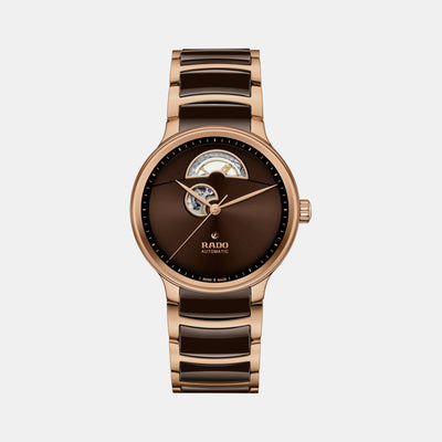 Centrix Men Automatic Brown Dial Analog Ceramic Watch R30013302