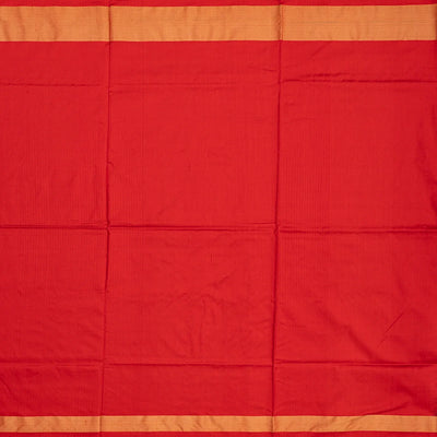 Black Handloom Ikat Silk Saree With Contrast Red Border