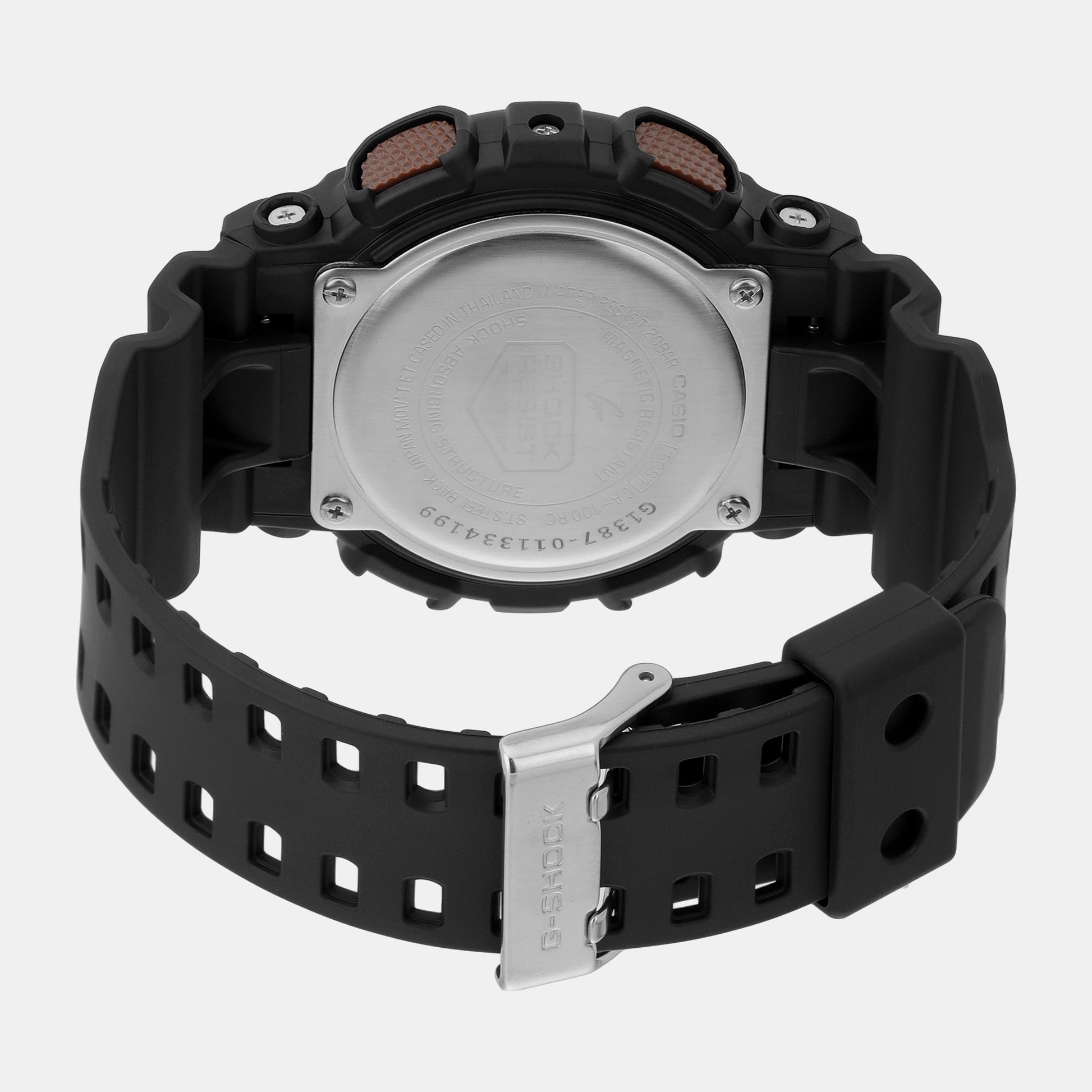 G-Shock Men Quartz Black Dial Analog-Digital Resin Watch G1387