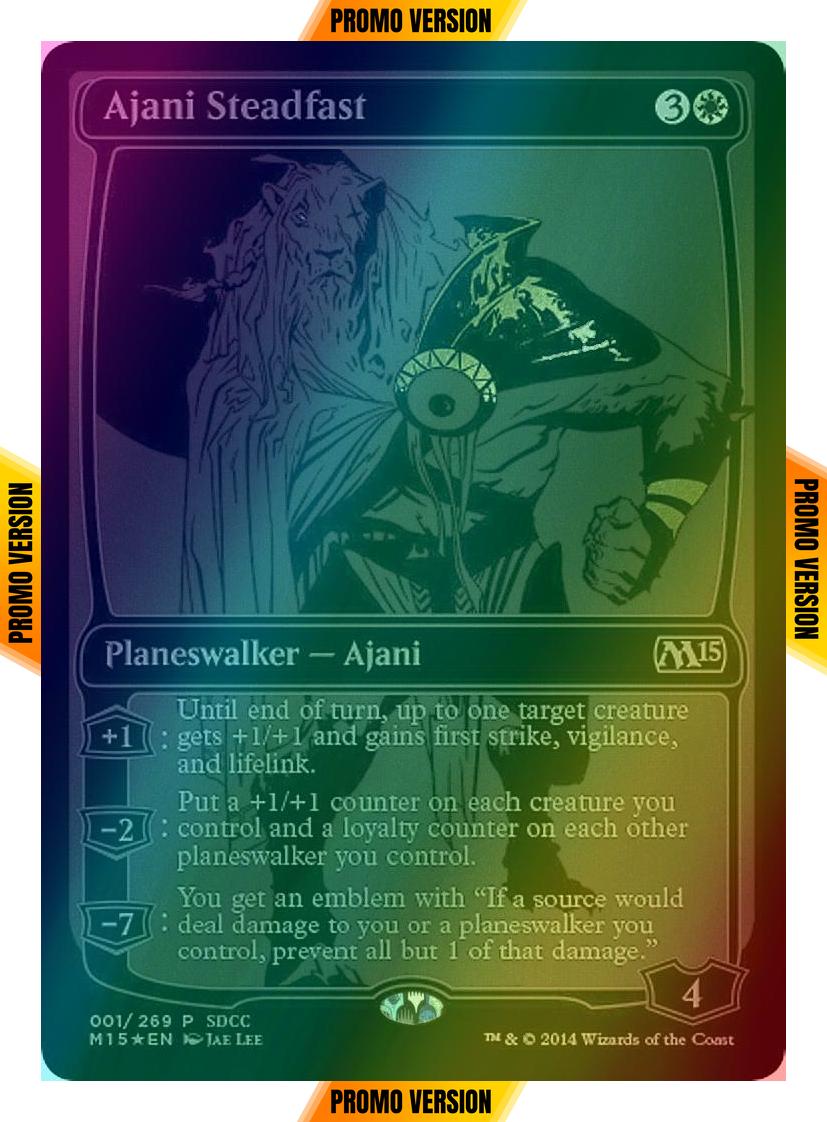 Ajani Steadfast [San Diego Comic-Con 2014] [Foil]