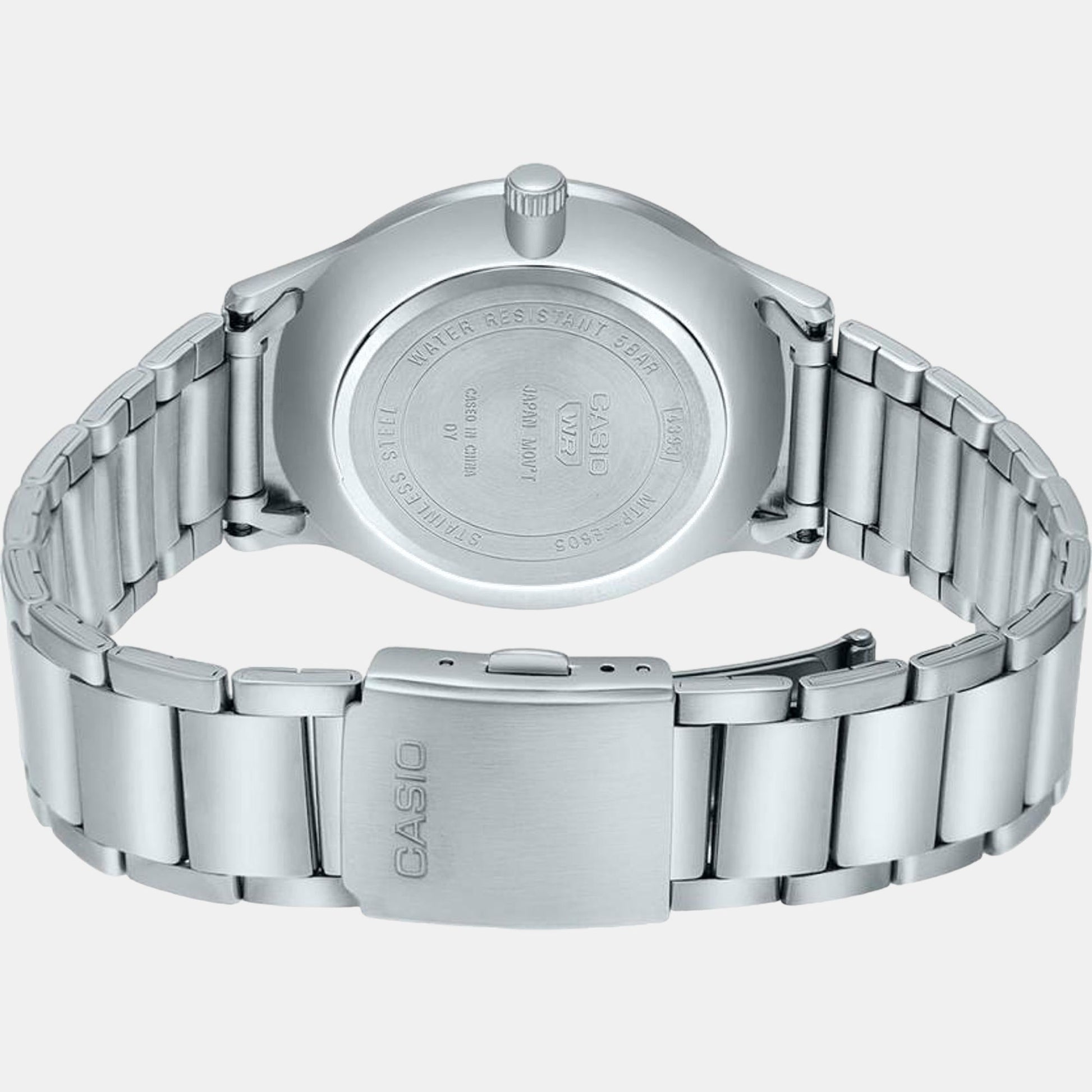 Enticer Men Quartz Blue Dial Analog Stainless Steel Watch A2110