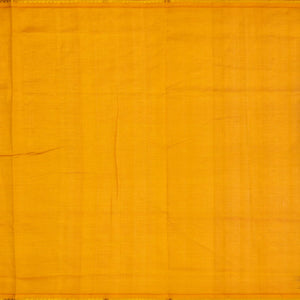 Dark Blue Handloom Silk Cotton Saree With Contrast Border