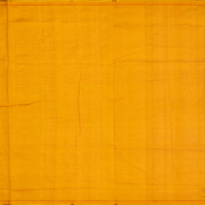 Dark Blue Handloom Silk Cotton Saree With Contrast Border