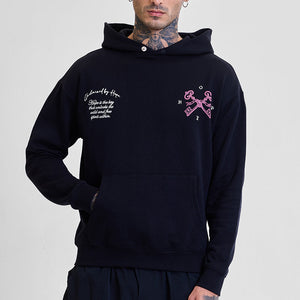 Legends Unchained Black Embroidered Hoodie