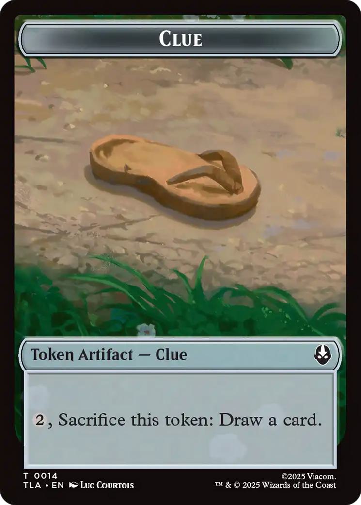 Ally Token (05) // Clue Token (14) [Avatar: The Last Airbender: Tokens] [Non-Foil]