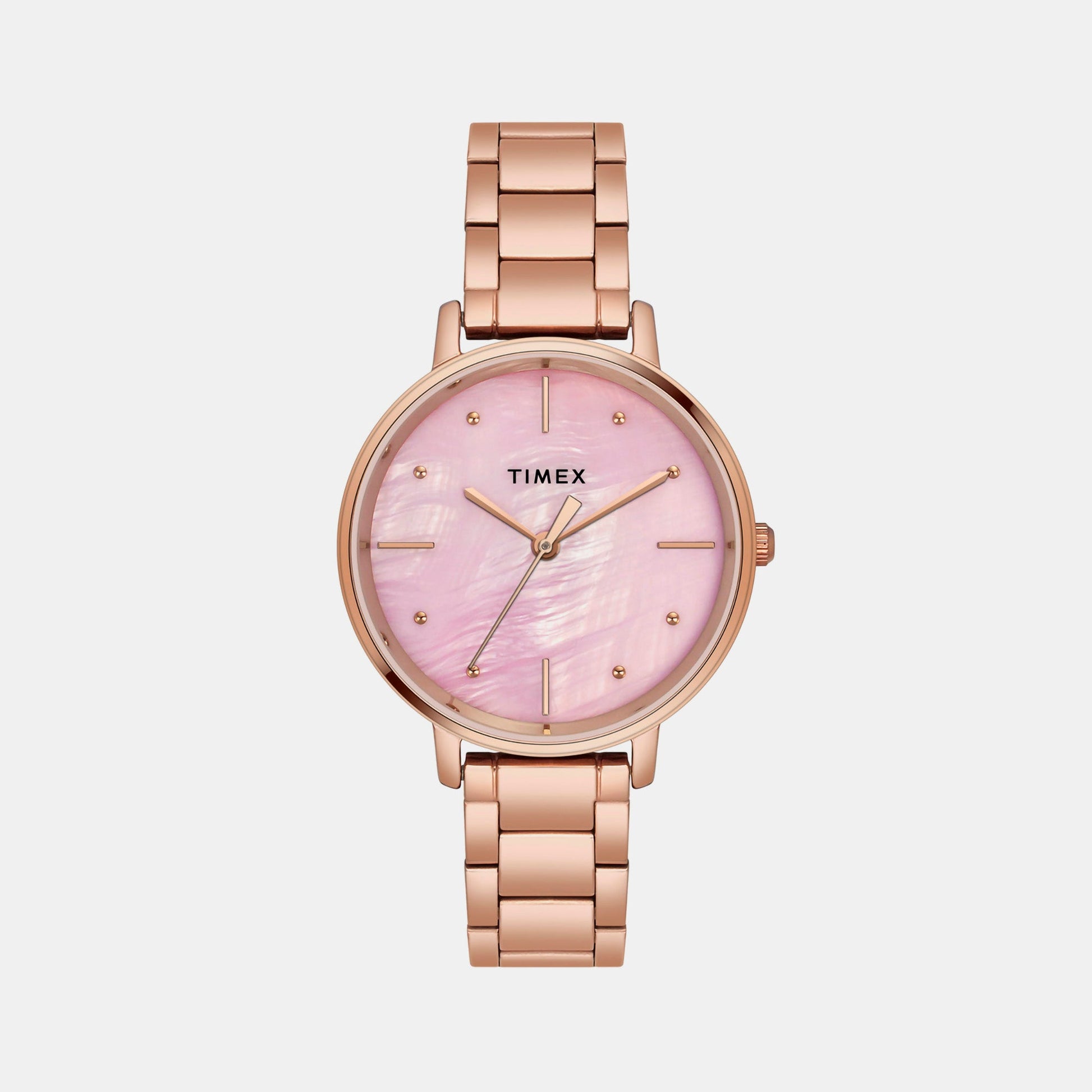 Classics Women Quartz Mother Of Pearl Dial Analog Stainless Steel Watch TWEL15807