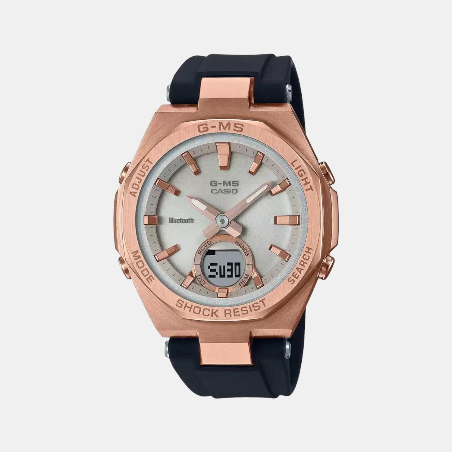 Baby-G Women Quartz White Dial Analog-Digital Resin Watch BX190